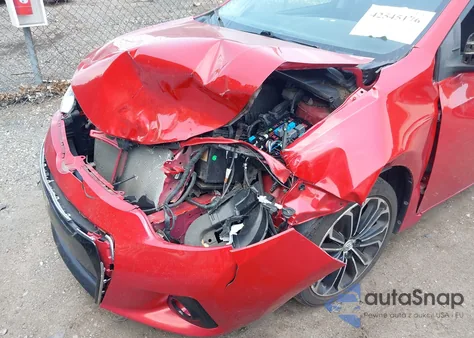 2015 Toyota Corolla S Plus z USA, uszkodzony, nr VIN 2T1BURHEXFC477454